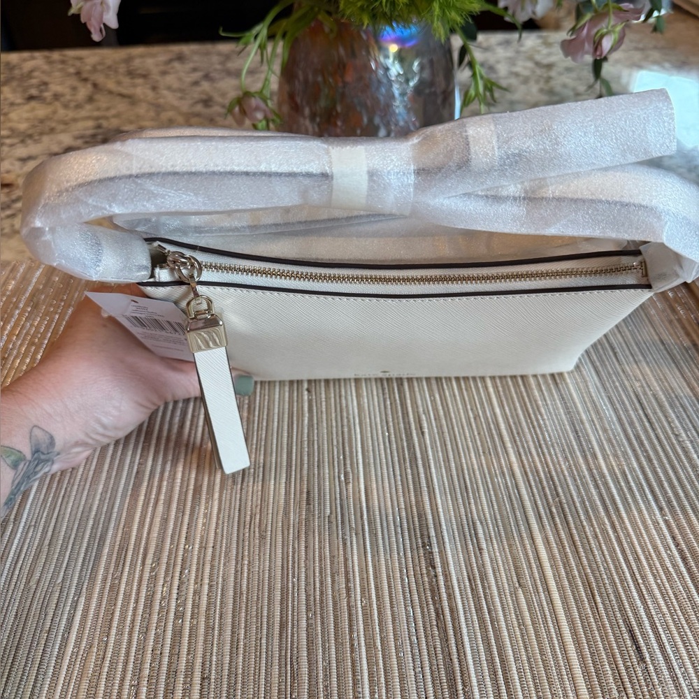 NEW kate spade new york Leather Sadie Crossbody In Meringue #KE594 - Picture 7 of 15